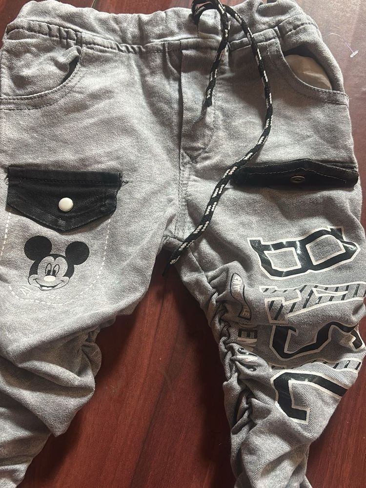 Mickey Mouse Graphic Print Joggers