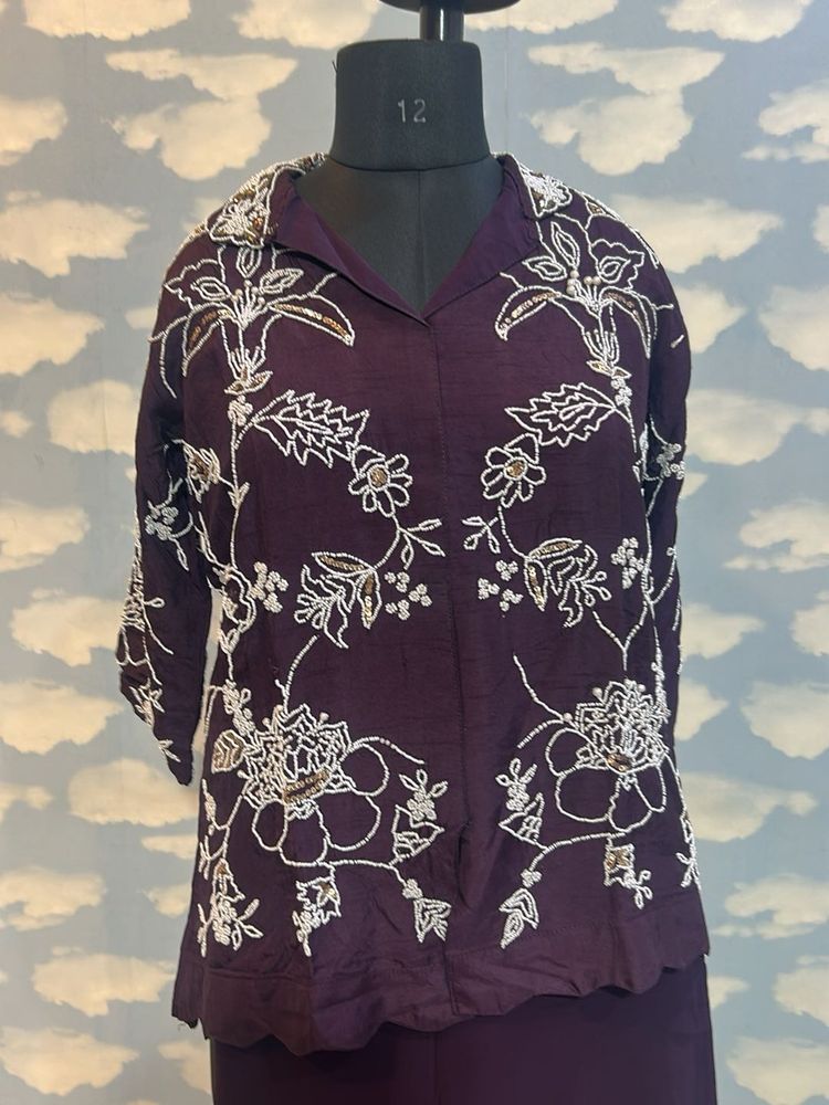 Elegant Embroidered Top