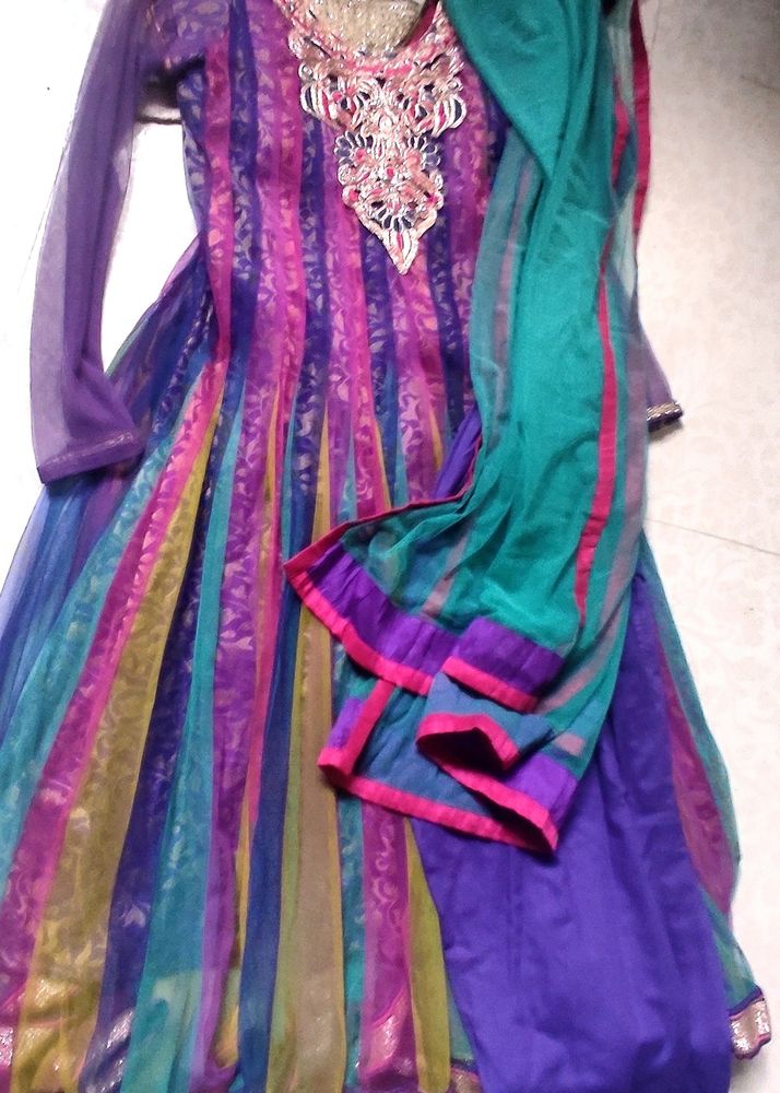 3 P. Beautiful Party Wear Dress, Gown