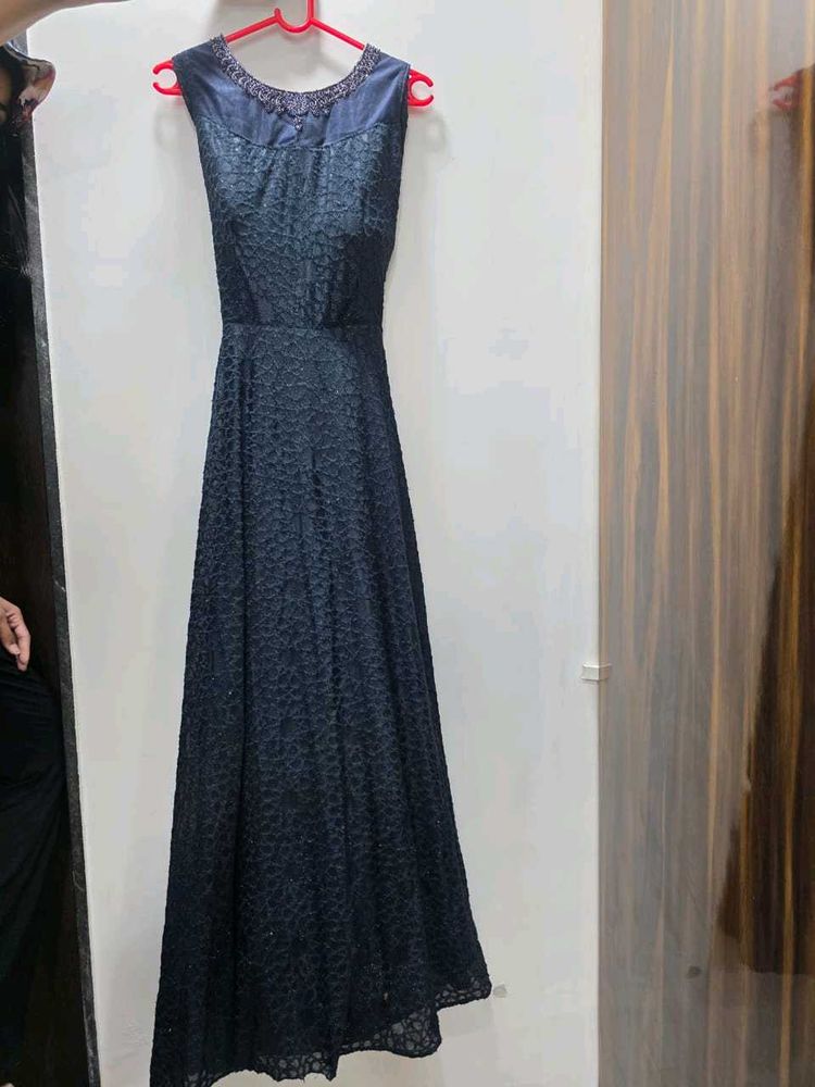 Partywear Blue Gown