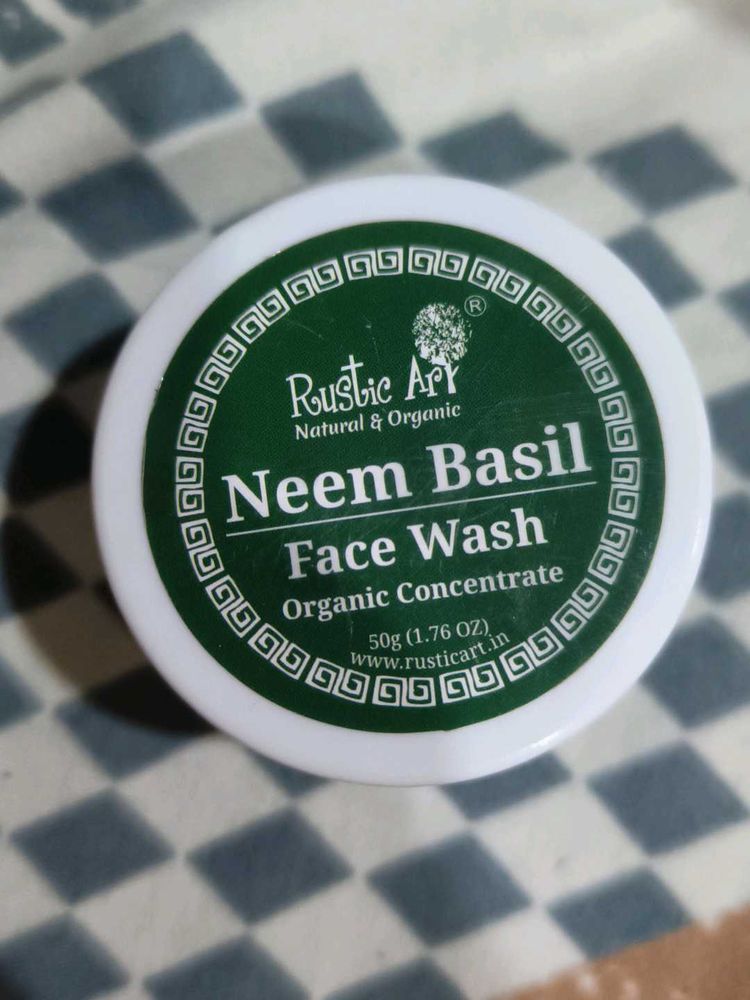 Rustic Art Neem Basil Face Wash