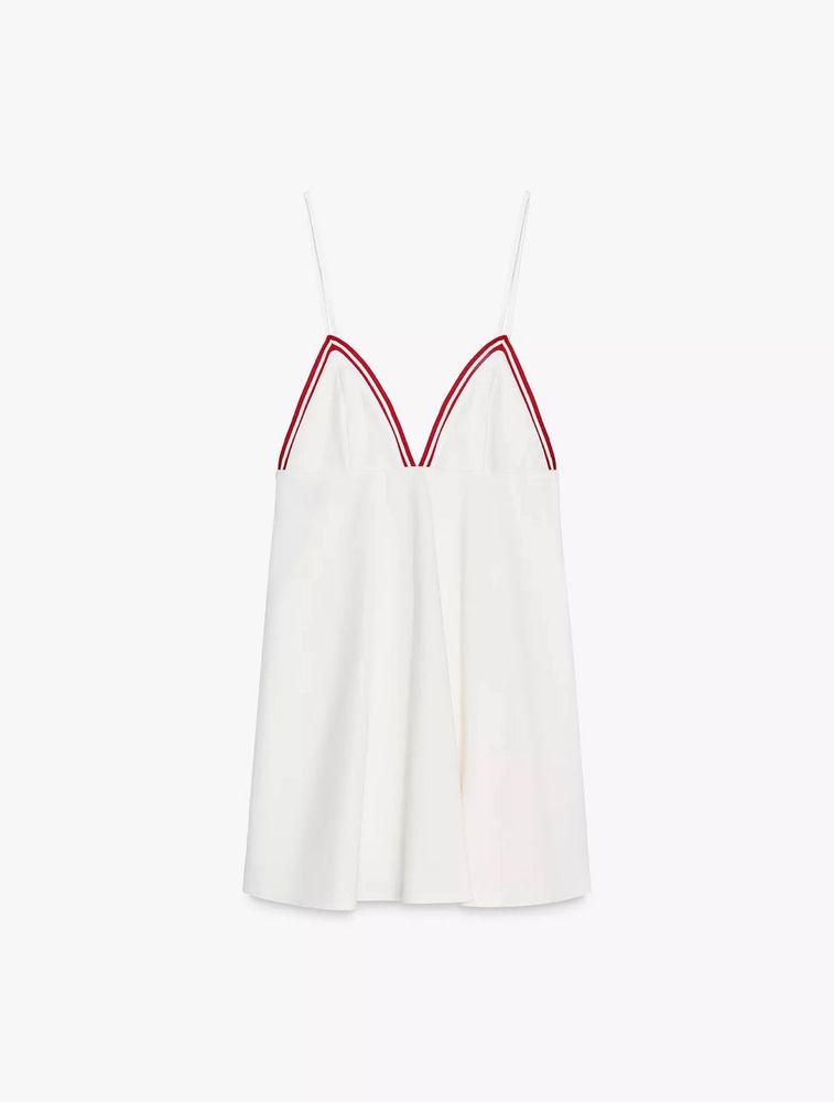 White Mini Slip Dress