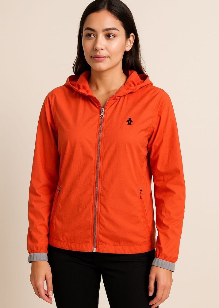 Orange Windbreaker/ Sporty Jacket 🧡