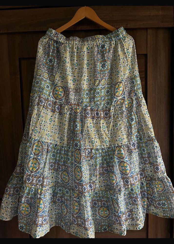 Ankle length long skirt