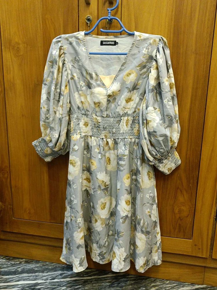 Floral Print Mini Dress