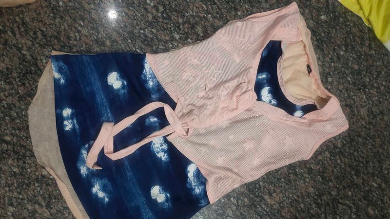 Cute Blue &amp; Pink Dress