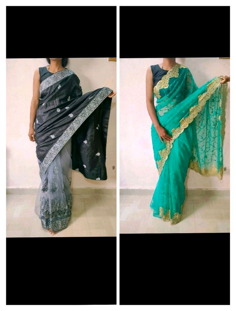 Price Drop 😍Pack Of 2 Heavy Sarees ❤️😍