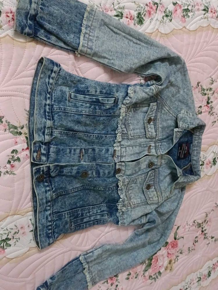 Brand new Denim Patchwork Jacket