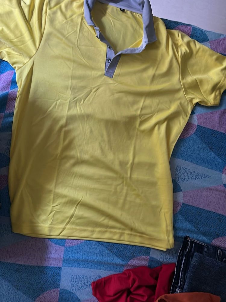 Yellow Casual Shirt
