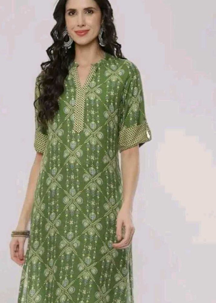 Rangriti Green Kurta