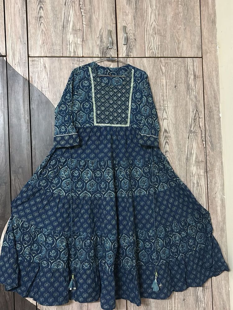 Beautiful Flared Kurta With Bottom