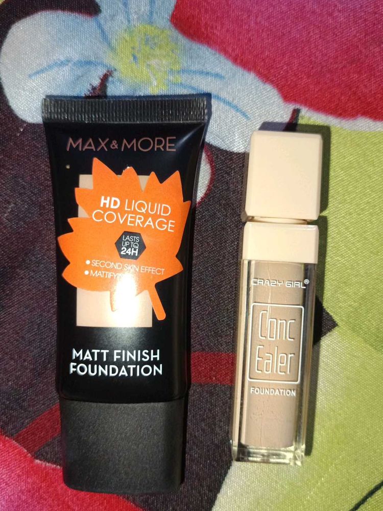 Foundation and concealer combo