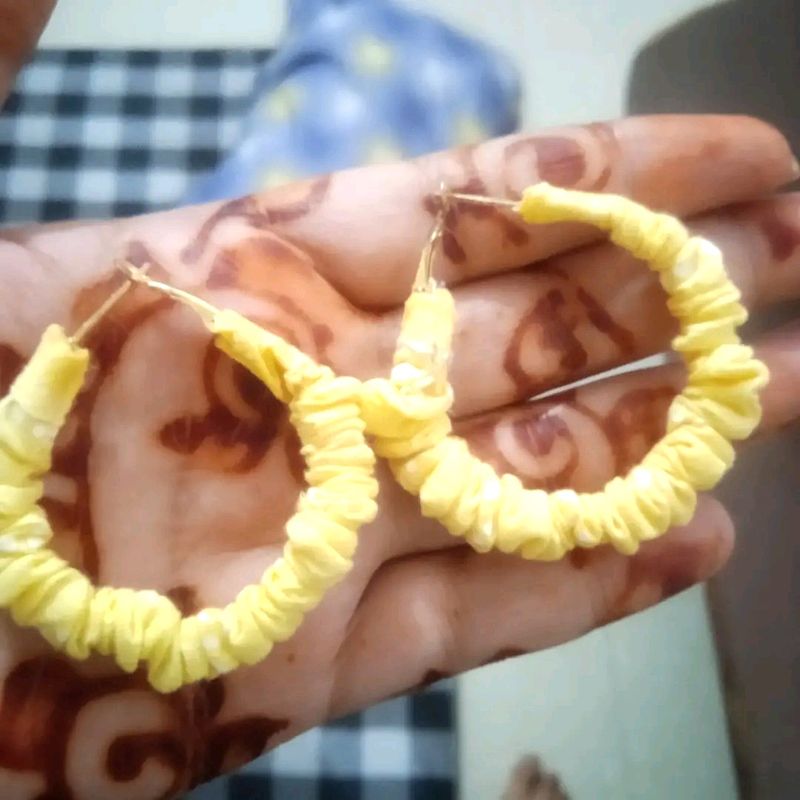 Handmade  Cloth Earrings