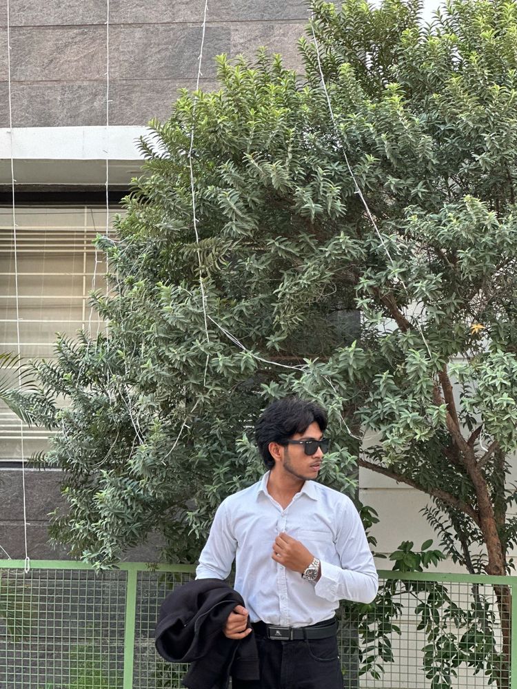 White Button-Down Shirt