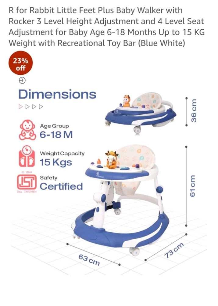 R for Rabbit Baby Walker