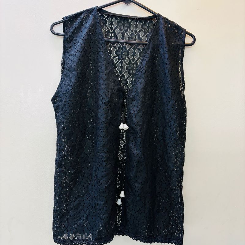 Black Lace Top