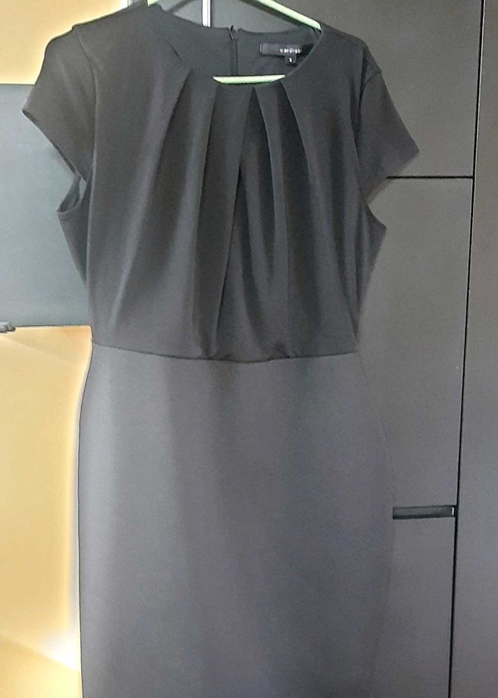 Used Once Black And Charcoal Dress