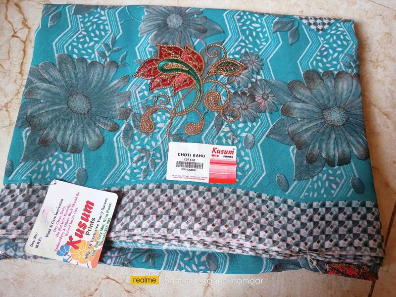 New Saree With Tag