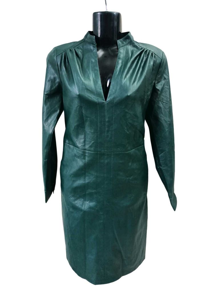 Imported Fancy Leather Midi Dress Free Size S-M-L