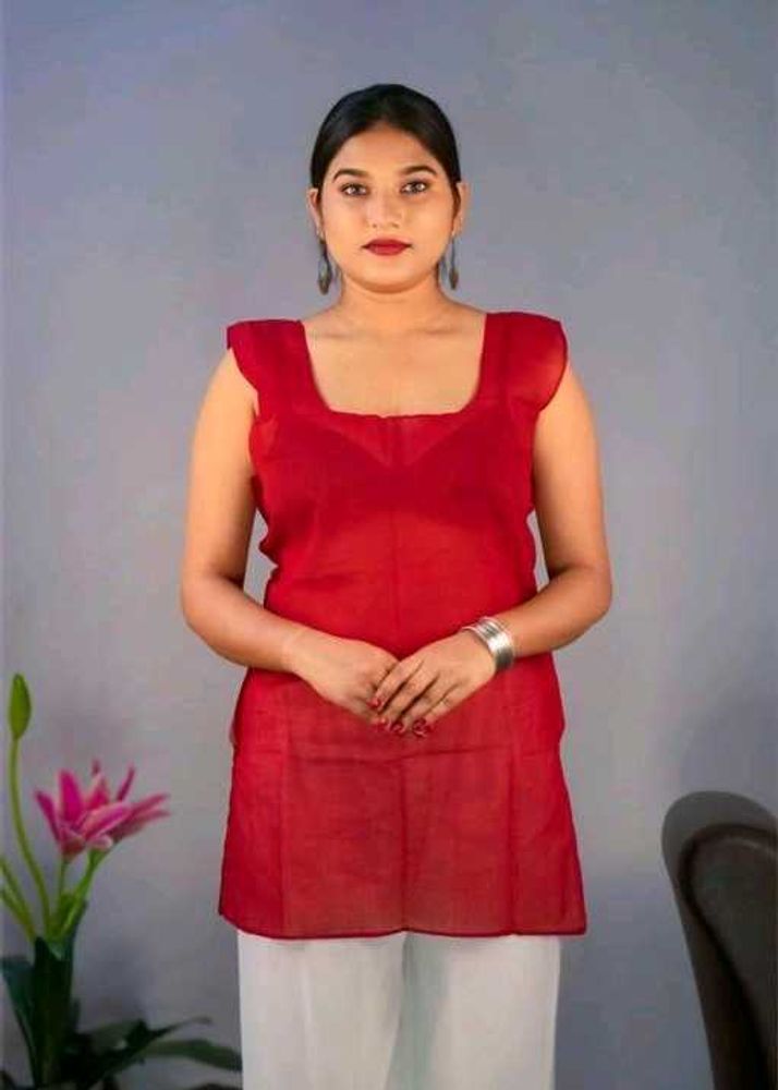 Red Short Kurti