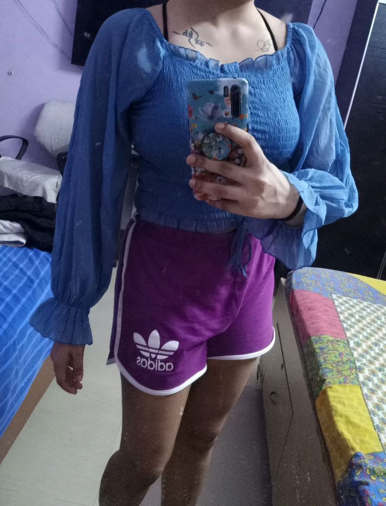 Sexy Blue Top 💙😍
