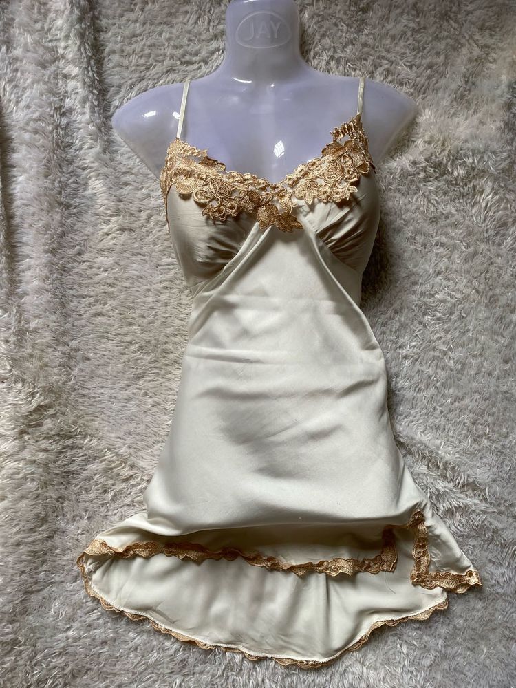 Prettiest Lace Trim Cami Lingerie