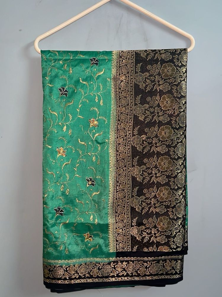 Floral Embroidered Saree