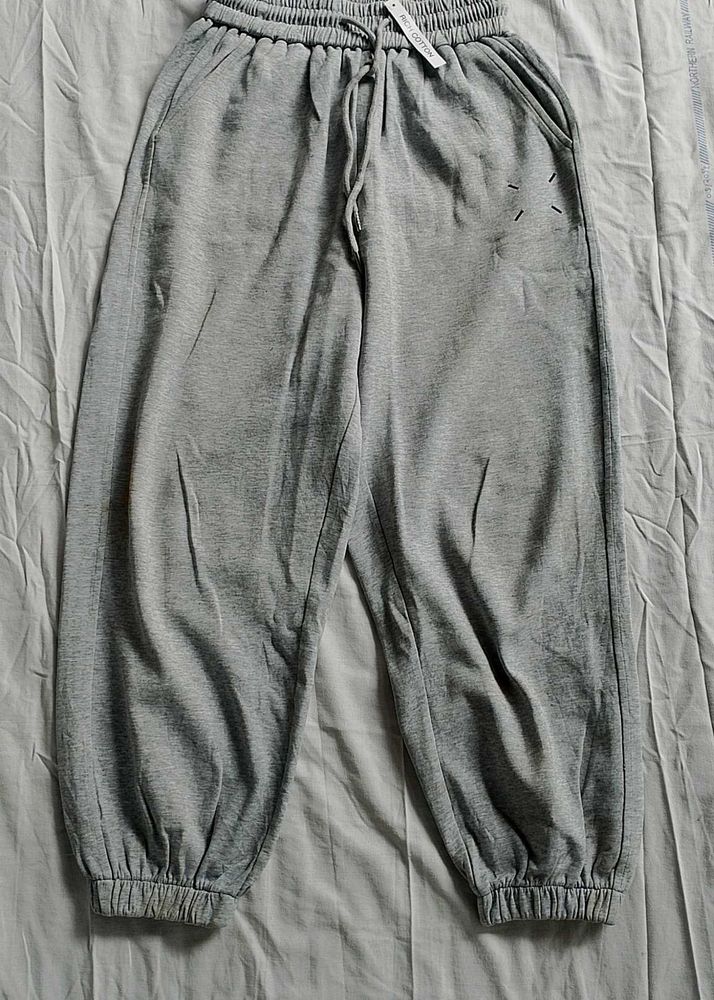 Gray Casual Joggers