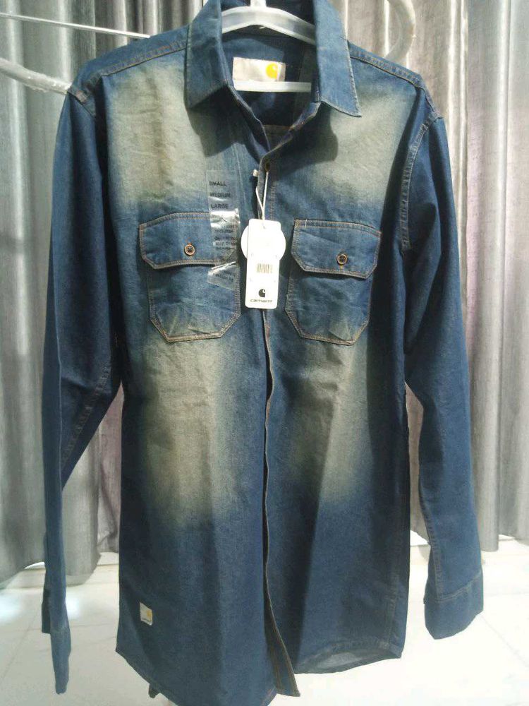 Carhartt Denim Long Sleeve Shirt