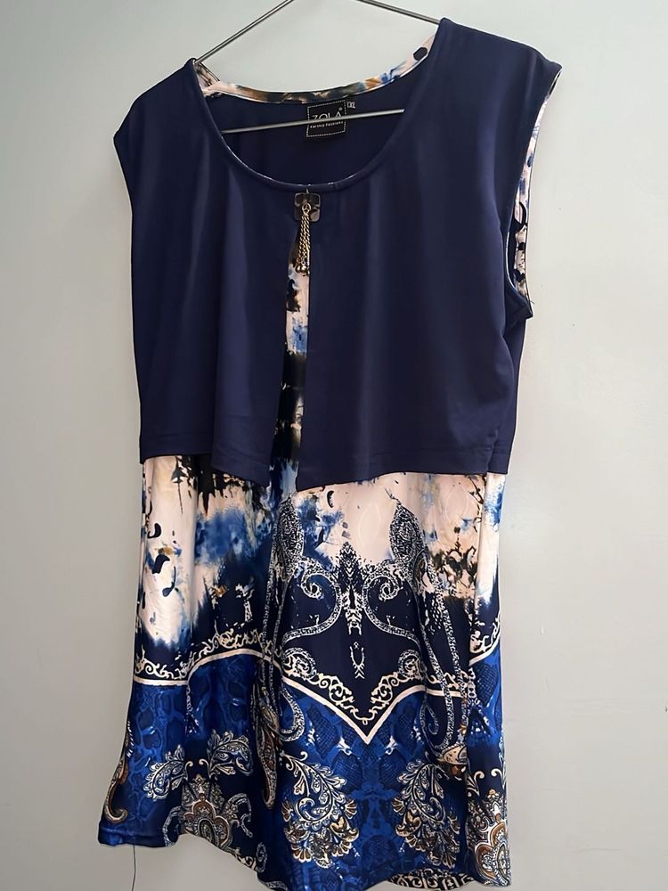 Stylish Navy Blue Dress