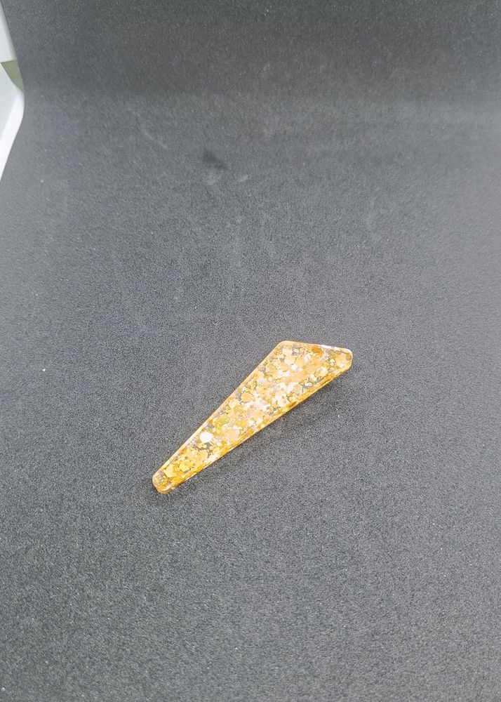 Glittery  Effect Resin Hairclip