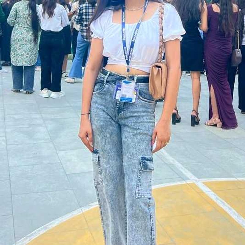 White Puff Sleeve Crop Top