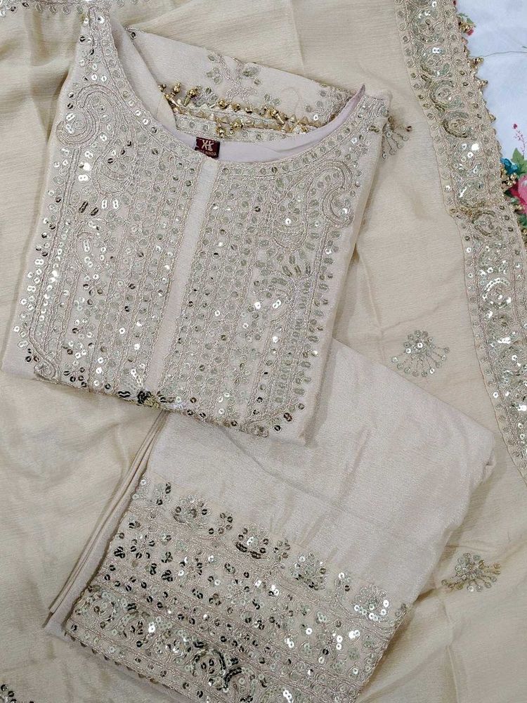 3 Pc Pakistani Suit Set