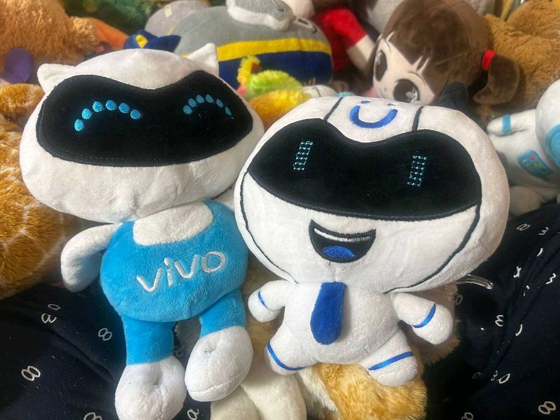 Vivo Robot Plush Toys - Adorable Pair