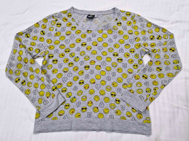 Emoji Print Top