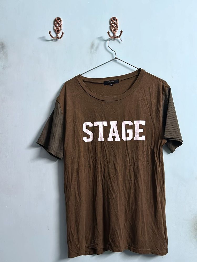 Olive STAGE Regular Tshirt