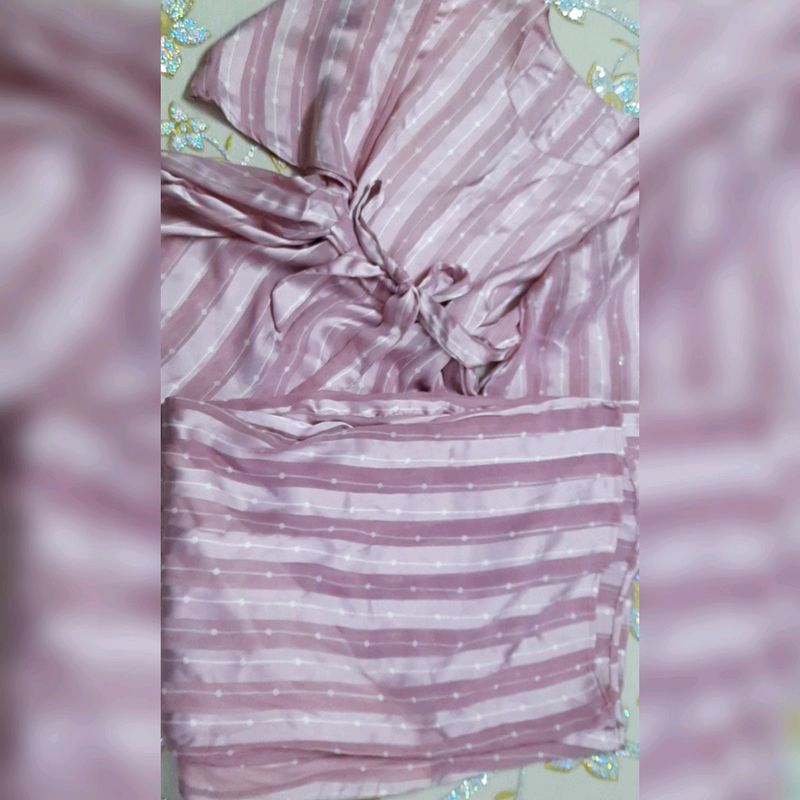 Pink Colored Coord Set