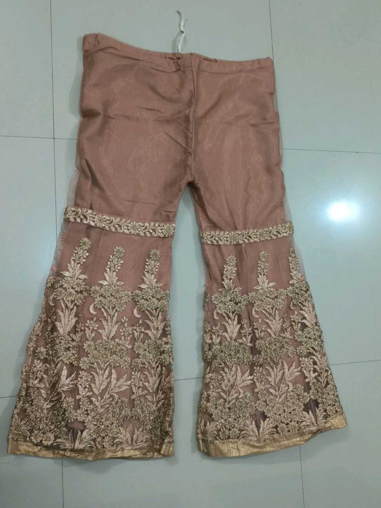 Embroidered Ethnic Palazzo Pants