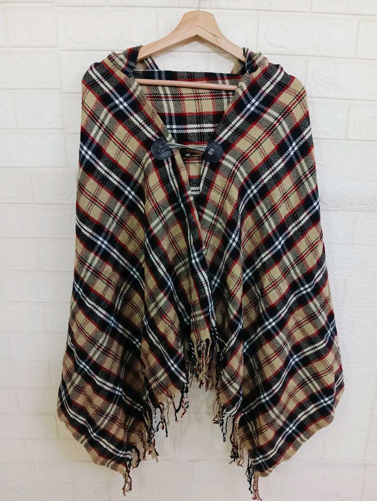 Plaid Blanket Scarf