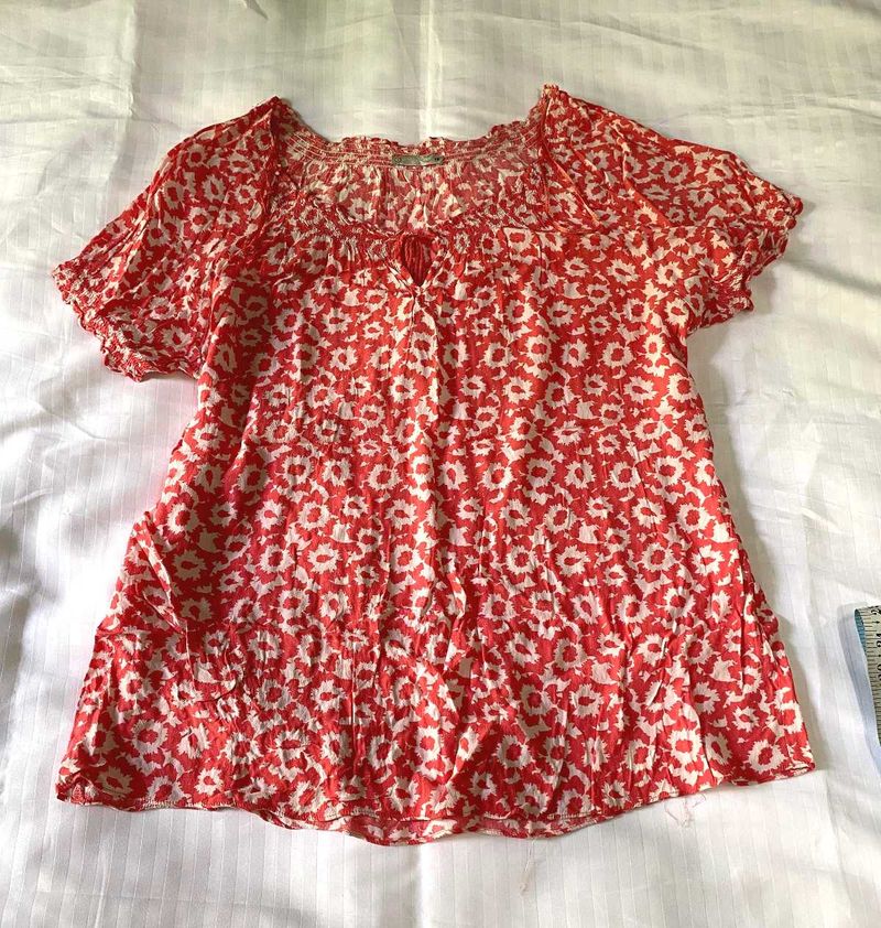 Floral Print Top Bust 38-42