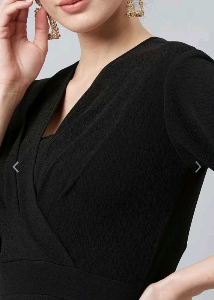 Elegant Black Dress- Small Size
