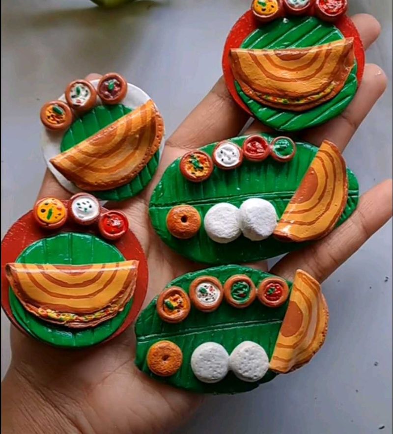 Miniature South Indian Food Magnet