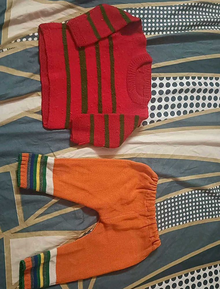 Cute Baby Knit Outfit