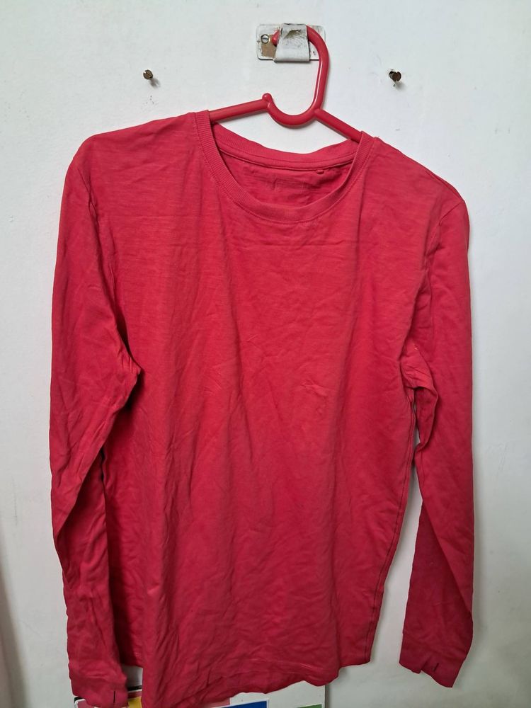Next Full Sleeves Tshirt Red Medium