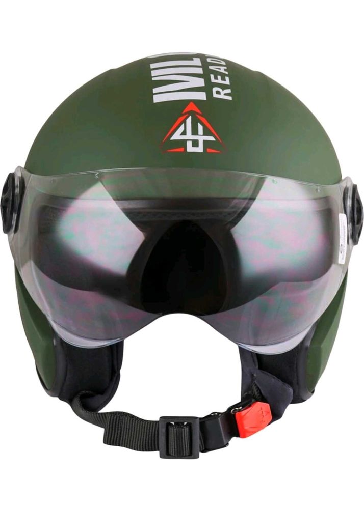 Olive Green Military Style Helmet