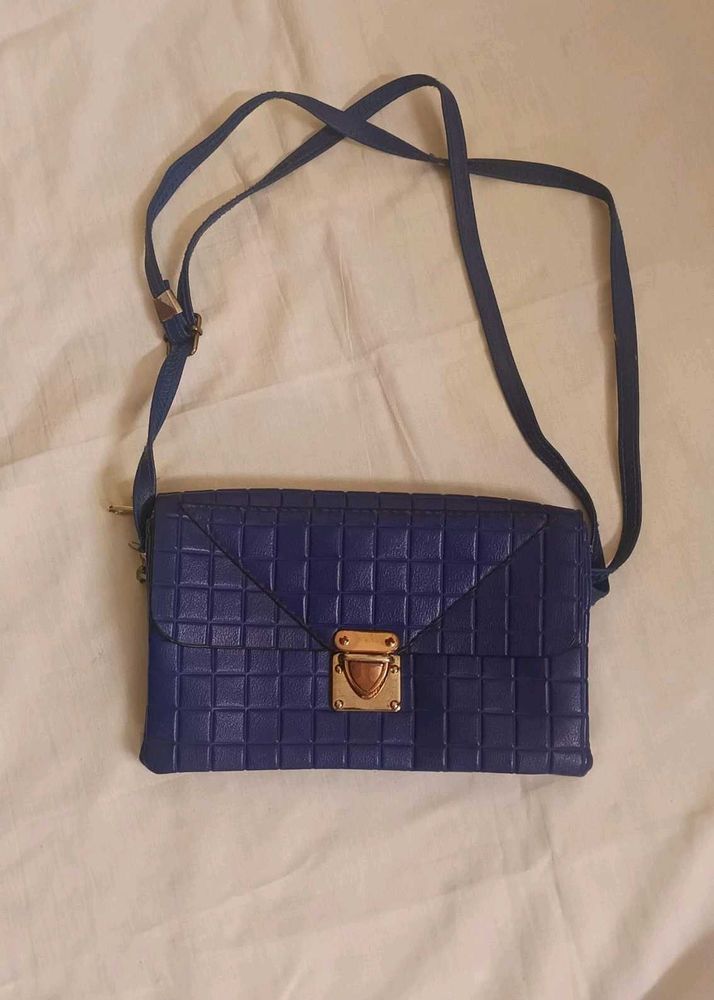 Blue Sling Bag