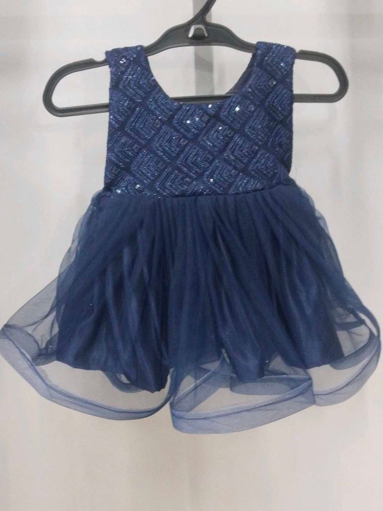 Cute Blue Party Dress