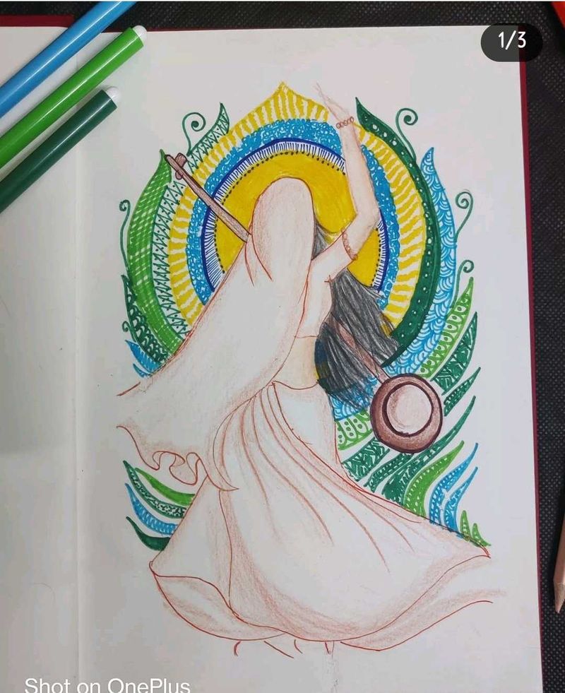 Meera Bai Drawing