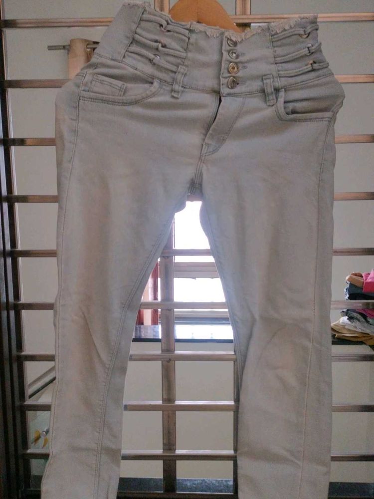 High Waist Denim Jeans