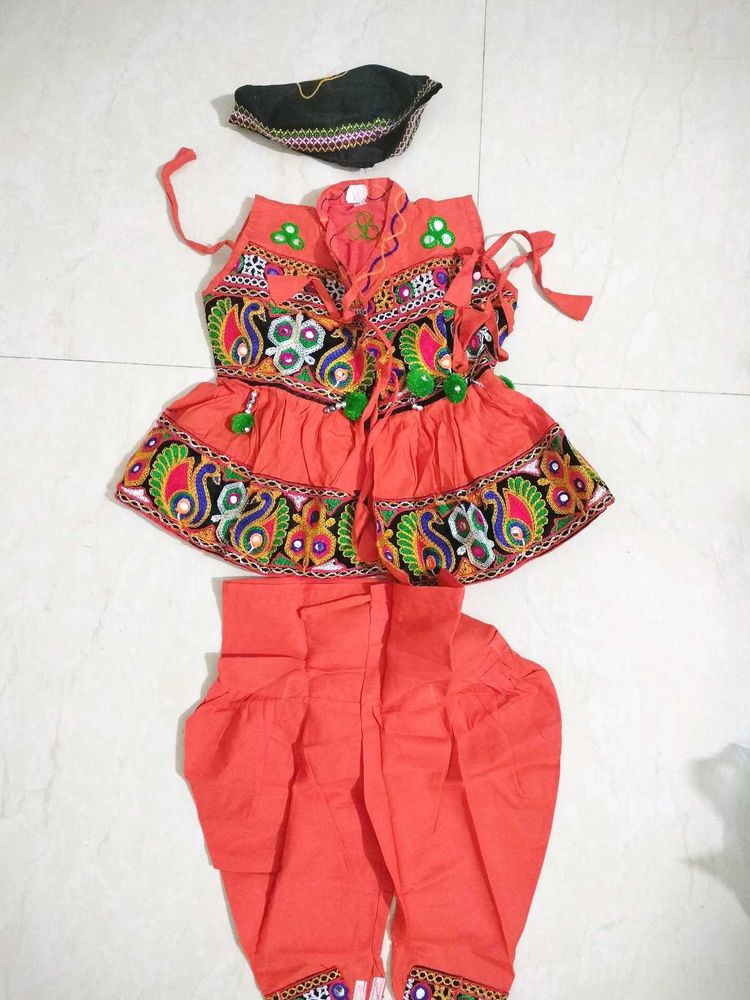Boy Navratri Costume With Cap